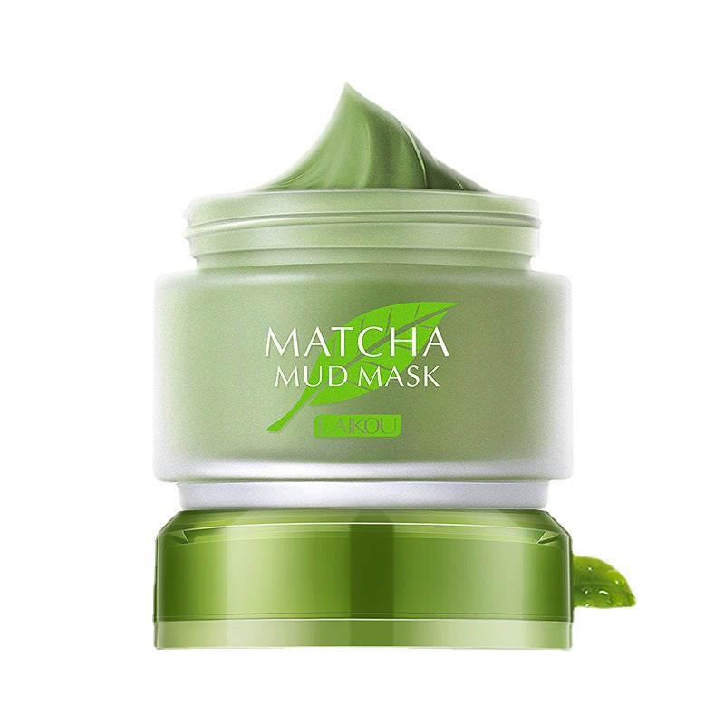 Matcha green mud mask