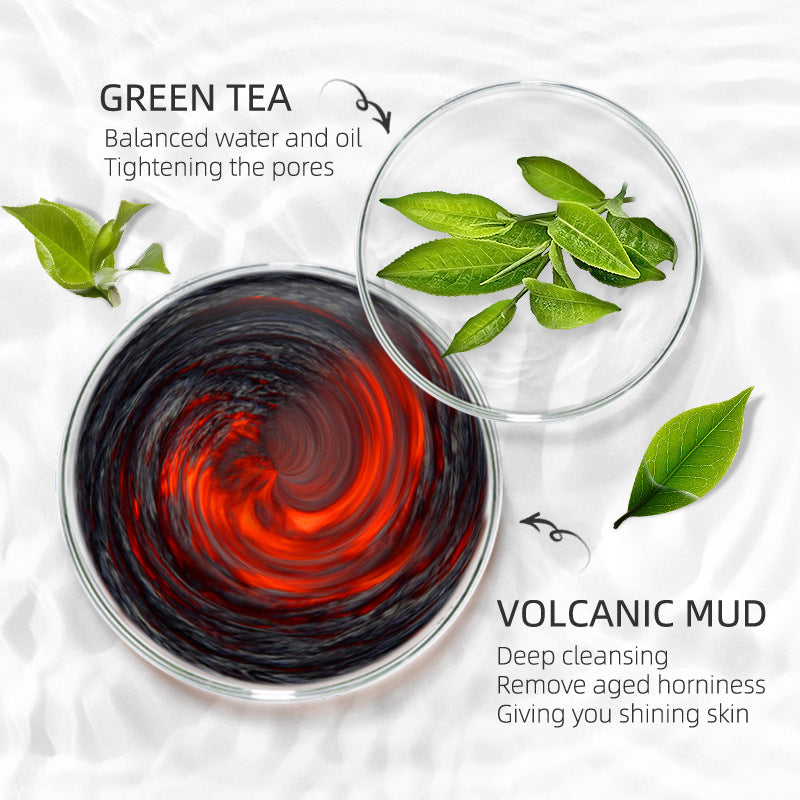 Matcha green mud mask