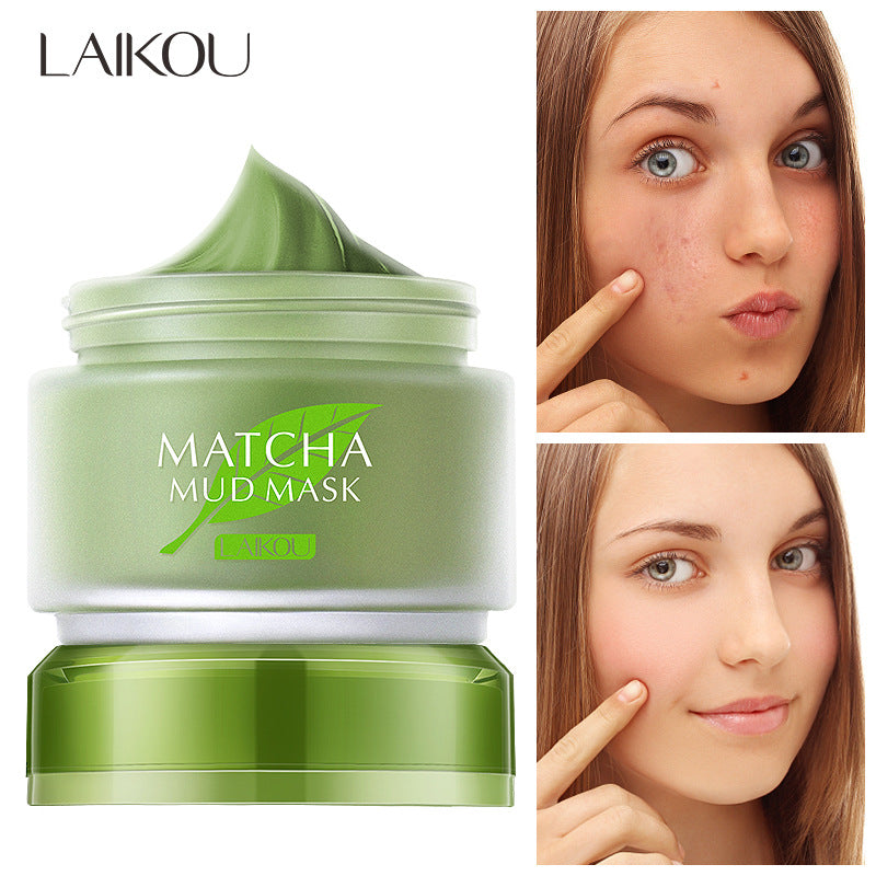 Matcha green mud mask