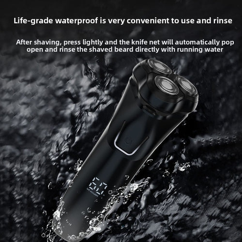 Electric Shaver with Digital Display and USB Charging